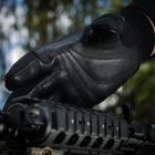 Стрілецькі, тактичні рукавички з манжетами гумками Assault Tactical Mk.8 Black (Чорні) Розмір S - зображення 6