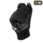 Стрелковые, тактические перчатки с манжетами-резинками Assault Tactical Mk.8 Black (Черные) Размер S - изображение 10