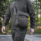Сумка на плечо однолямочная тактическая M-Tac Konvert Bag Elite Black (Черная) - изображение 4