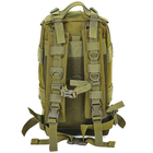 Рюкзак тактический штурмовой SILVER KNIGHT 3P размер 43x22x18см 17л Оливковый - изображение 3