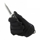 Стрелковые тактические перчатки с интегрированной защитой костяшек и липучкой на запястье M-Tac Assault Tactical Mk.5 Black (Черные) Размер XL - изображение 4