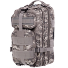 Рюкзак тактический штурмовой SILVER KNIGHT TY-7401 размер 40х23х23см 21л Камуфляж Серый - изображение 3