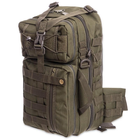 Рюкзак тактический (Сумка-слинг) с одной лямкой SILVER KNIGHT TY-5386 размер 43x22x13см 12л Оливковый - изображение 3