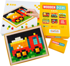 Mozaika Cubika Wooden Pixel Auta (4823056514903) - obraz 3