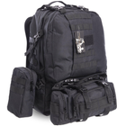 Рюкзак тактический штурмовой трехдневный SILVER KNIGHT TY-213 размер 50х34х15см 26л Черный - изображение 1