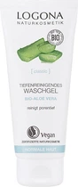 Гель очищуючий для вмивання - Logona Facial Care Cleansing Gel Organic Aloe 100ml (49041-5387)