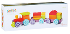 Drewniana zabawka Cubika Pociąg Rainbow Express LP-3 15 części (4823056512923) - obraz 1