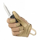 Стрелковые, тактические перчатки M-Tac Police Khaki (Хаки) Размер M - изображение 5