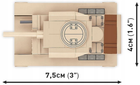 Конструктор Cobi Historical Collection World War 2 Panzer 3 103 елементи (5902251030902) - зображення 4