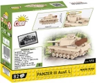 Klocki Cobi Historical Collection World War 2 Panzer 3 103 części (5902251030902) - obraz 7