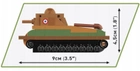 Klocki Cobi Historical Collection World War 2 Somua S-35 99 elementów (5902251030933) - obraz 4