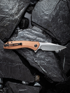Нож складной Liner Lock Civivi C801DS Baklash beige 206 мм - изображение 10