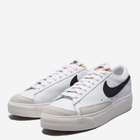 Tenisówki damskie skórzane na grubej podeszwie Nike Blazer Low Platform DJ0292-101 39 (8US) 25 cm Białe (195237087600) - obraz 2