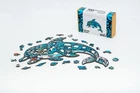 Дерев'яні пазли PuzzleOK Морський Дельфін 40*27,3 см, в картонному пакуванні, 121 деталь