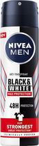 Антиперспірант Nivea Men Black & White Mac Protection 48H в спреї 150 мл (4005900830722) - зображення 1