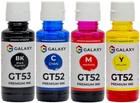 Комплект чорнила Galaxy GT52/GT53 для HP InkTank/SmartTank (BP/C/M/Y) 4x100ml (GAL-H52-4x100)