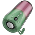 Колонка Bluetooth BOROFONE BR33 портативна бездротова BT5.0, 10W, USB, TF, AUX, FM RGB підсвічування Зелений