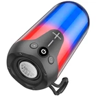 Колонка Bluetooth BOROFONE BR33 портативна бездротова BT5.0, 10W, USB, TF, AUX, FM RGB підсвичування Чорний