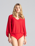 Body-bluzka damska Figl M686 XL Czerwona (5902194375429) - obraz 1