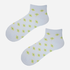 Шкарпетки жіночі короткі бавовняні Noviti ST020-W-01 35-38 Білі (5905204311967) - зображення 2