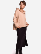 Bluza damska rozpinana streetwear z kapturem BeWear B166 2XL/3XL Beżowa (5903068484155) - obraz 3