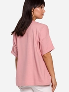 Koszulka damska bawełniana BeWear B147 L/XL Różowa (5903068468810) - obraz 2