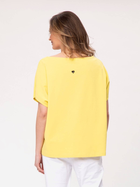 Koszulka damska bawełniana Look Made With Love Inca 114 L/XL Żółta (5903999304423) - obraz 2