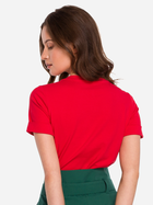 Koszulka damska bawełniana Makover K127 L Czerwona (5903887667708) - obraz 2