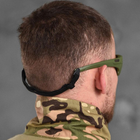 Защитные очки Rollbar с четырьмя сменными линзами и чехлом олива универсальный размер - изображение 3