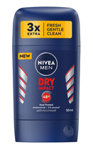 Antyperspirant NIVEA Men Dry Impact w sztyfcie 50 ml (5900017092393) - obraz 1