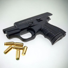 Стартовий шумовий пістолет Stalker M2906 Black +20 шт холостих набоїв (9 мм) - зображення 4