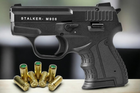 Стартовий шумовий пістолет Stalker M906 Black +20 шт холостих набоїв (9 мм) - зображення 1
