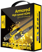 Kabel Gembird HDMI - HDMI 20 m Czarny (CCAP-HDMIDD-AOC-20M) - obraz 2