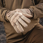 Стрілецькі тактичні рукавички з інтегрованим захистом кістячок та липучкою на зап'ястя M-Tac Assault Tactical Mk.5 KHAKI (Хакі) Розмір M - зображення 9