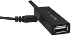 Kabel LogiLink USB-C 2.0 - USB-A 40 m Black (4052792050332) - obraz 2
