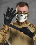 Тактичні рукавички повнопалі штурмові black ВТ6007 L - зображення 1
