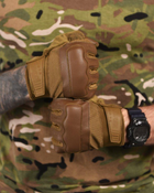 Тактические перчатки Wallizard Tactical Стрелковые coyot ВТ7467 XL - изображение 4