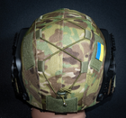 Кавер Кіраса с окном под консоль на военный шлем "ушастый" из кордуры мультикам XL 601-XL - изображение 4