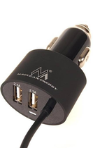 Мережевий зарядний пристрій Maclean 2xUSB lightning spiralny 1.8m MCE76 5.2A (5902211100423) - зображення 4