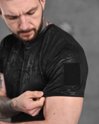 Тактическая потоотводящая мужская футболка M черный мультикам (87130) - изображение 3
