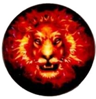 Uchwyt i podstawka do telefonu iLike Universal Pop Holder Fire Lion Black/Red (ILIUNPH39) - obraz 1