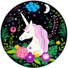 Uchwyt i podstawka do telefonu iLike Universal Pop Holder Unicorn Black (ILIUNPH25)