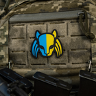 Нашивка Predator M-Tac Cat Black/Yellow/Blue - зображення 3
