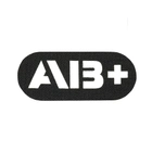 Нашивка M-Tac группа крови AB+ сквозная Laser Cut Black - изображение 1