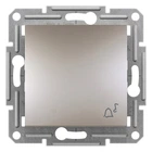 Кнопочный выключатель Schneider Electric Asfora с символом "Звонок" бронза EPH0800169