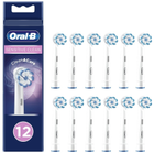 Насадки до зубної щітки Oral-B Sensitive Clean & Care 12 шт. (4210201395300) - зображення 1