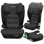 Якісне дитяче приміум автокрісло Kidwell Weston I-Size ISOFIX 100-150см grey black
