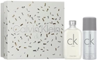 Набір унісекс Calvin Klein CK One Туалетна вода 100 мл + Дезодорант 150 мл (3616304678134) - зображення 1
