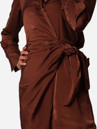Плаття на запах коротке осіннє жіноче Ax Paris DA1676 L Шоколадне (5063259023058) - зображення 3