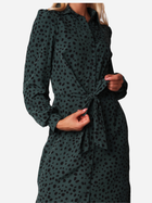 Sukienka koszulowa midi jesienna damska Ax Paris DA1686 XL Ciemnozielona (5063259025526) - obraz 4